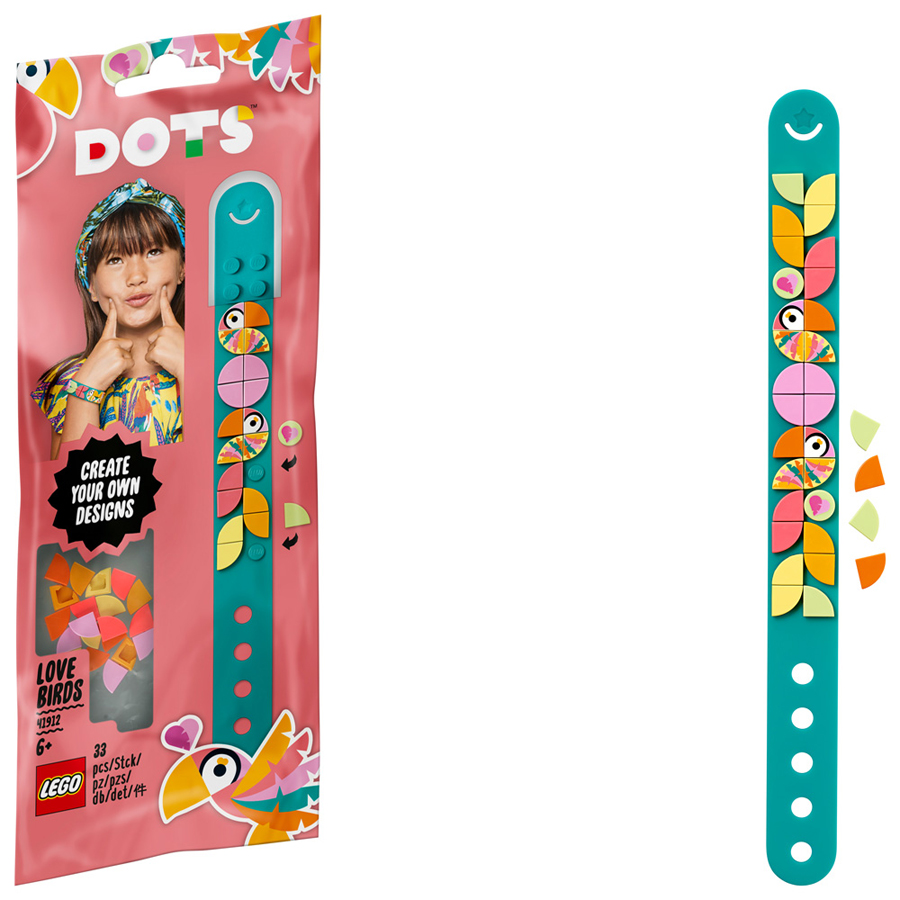 LEGO Dots | Pulsera Pájaros Enamorados 41912