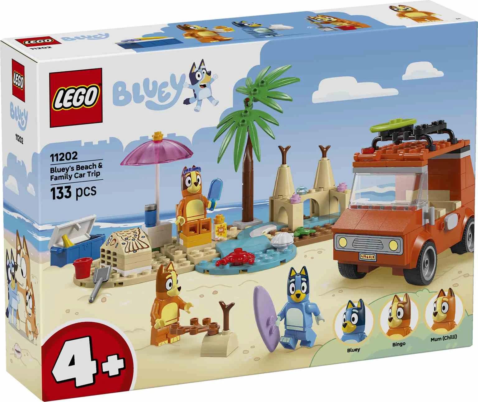 LEGO BLUEY | Excursión Familiar a la Playa de Bluey - 11202