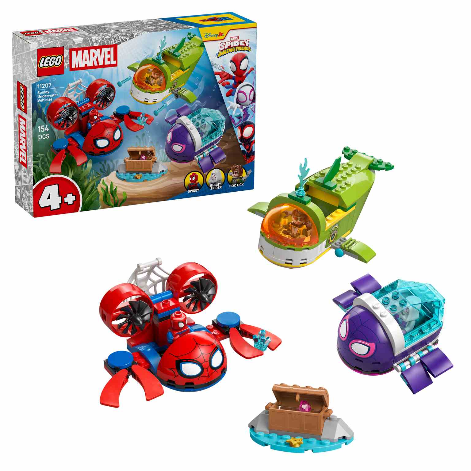 LEGO MARVEL | Spidey: Vehículos Submarinos - 11207