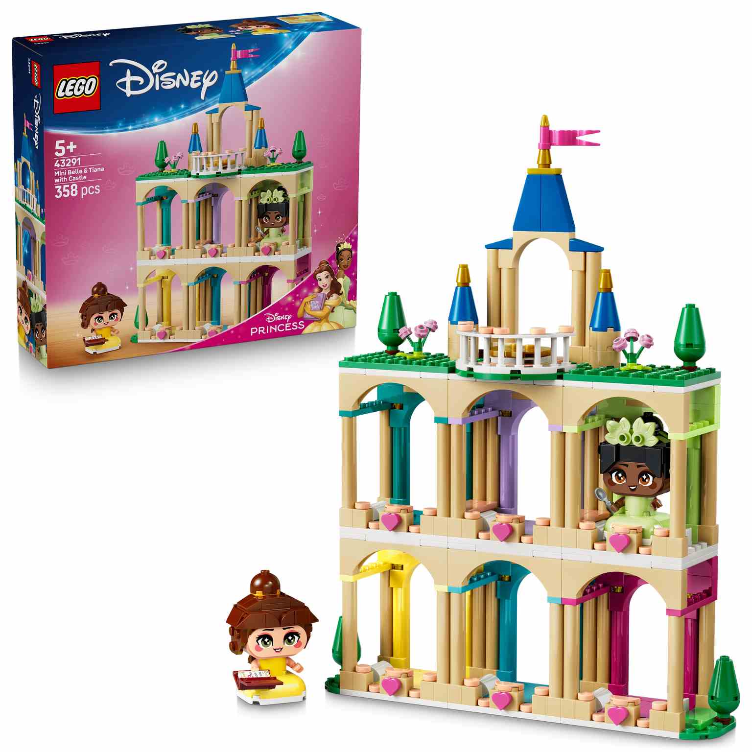 LEGO Disney | Mini Bella y Tiana con Castillo - 43291
