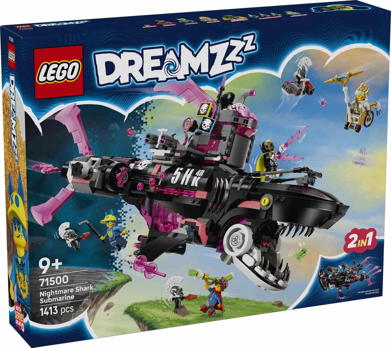 LEGO DREAMZzz | Submarino-Tiburón de las Pesadillas - 71500